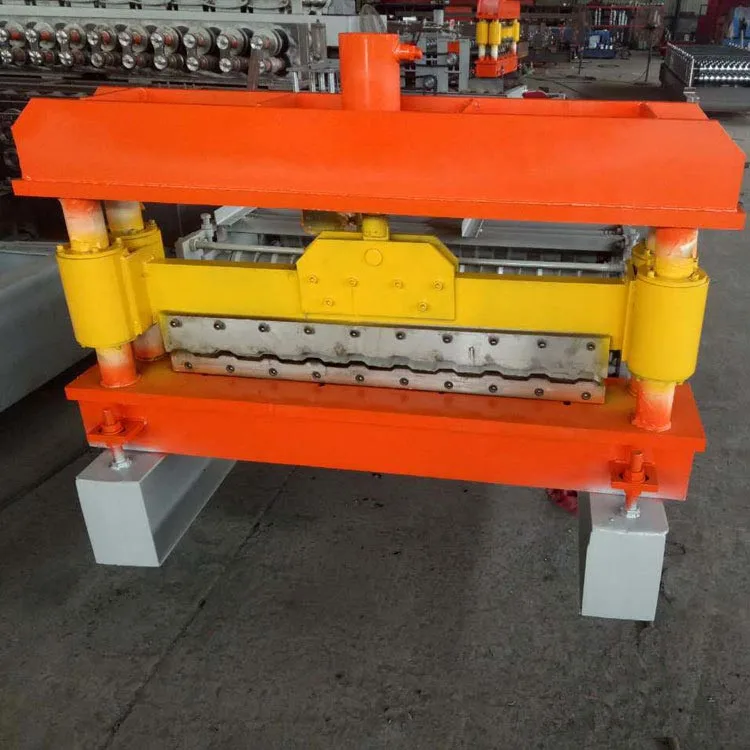 850 Mesin Roll Forming Baja Warna Bergelombang