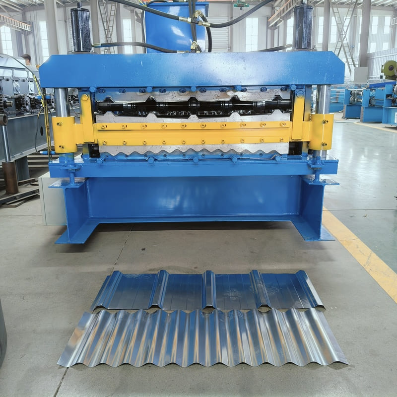 910 & Mesin Roll Forming Lapisan Ganda Riak Kecil